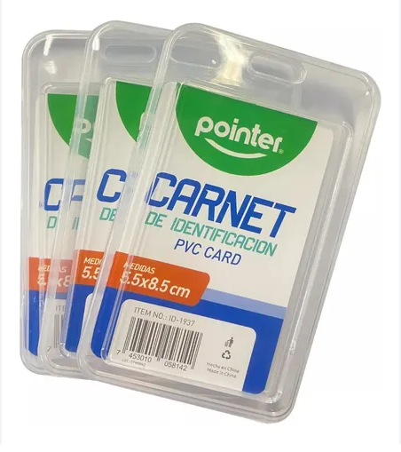 PORTA CARNET PLASTICO RIGIDO ID-1937