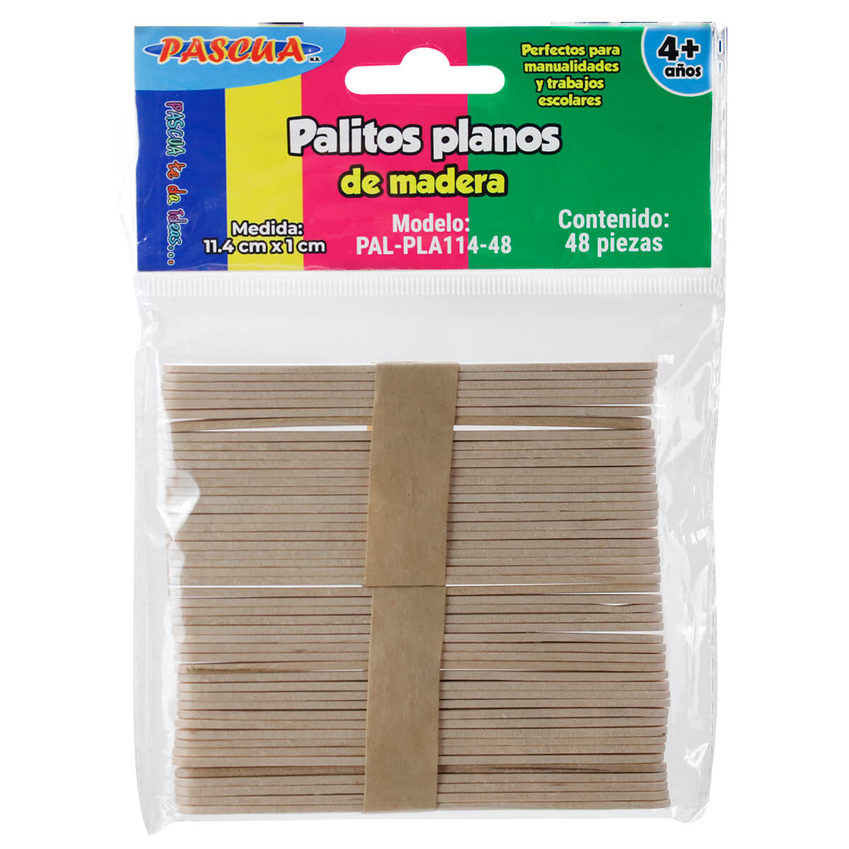 PALITOS DE MADERA MEDIANO  11.4 X 1 CM