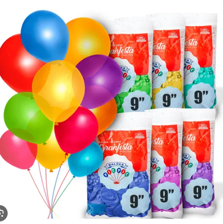 VEJIGA VARIOS COLORES (2 X 15 PESOS)