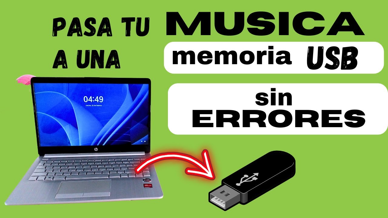 AGREGAR MUSICA A MEMORIA USB