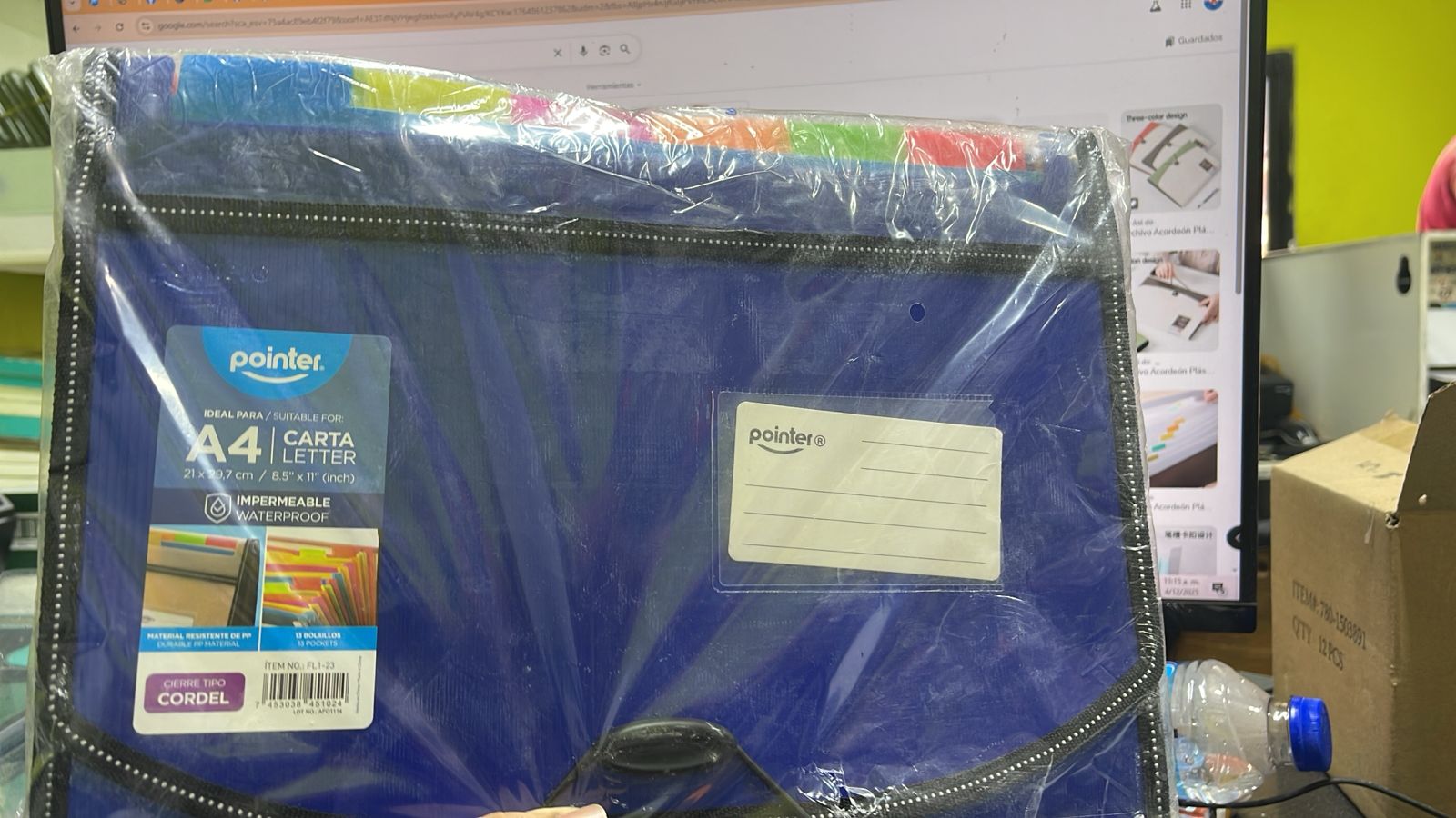 ARCHIVO ACORDEON PLASTICO 9X12 13 BOL