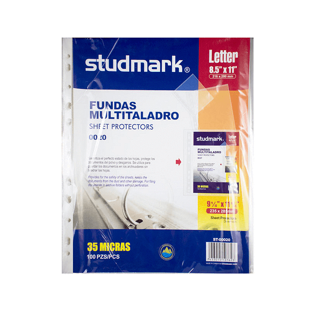 HOJAS PROTECTORAS TRANSPARENTES