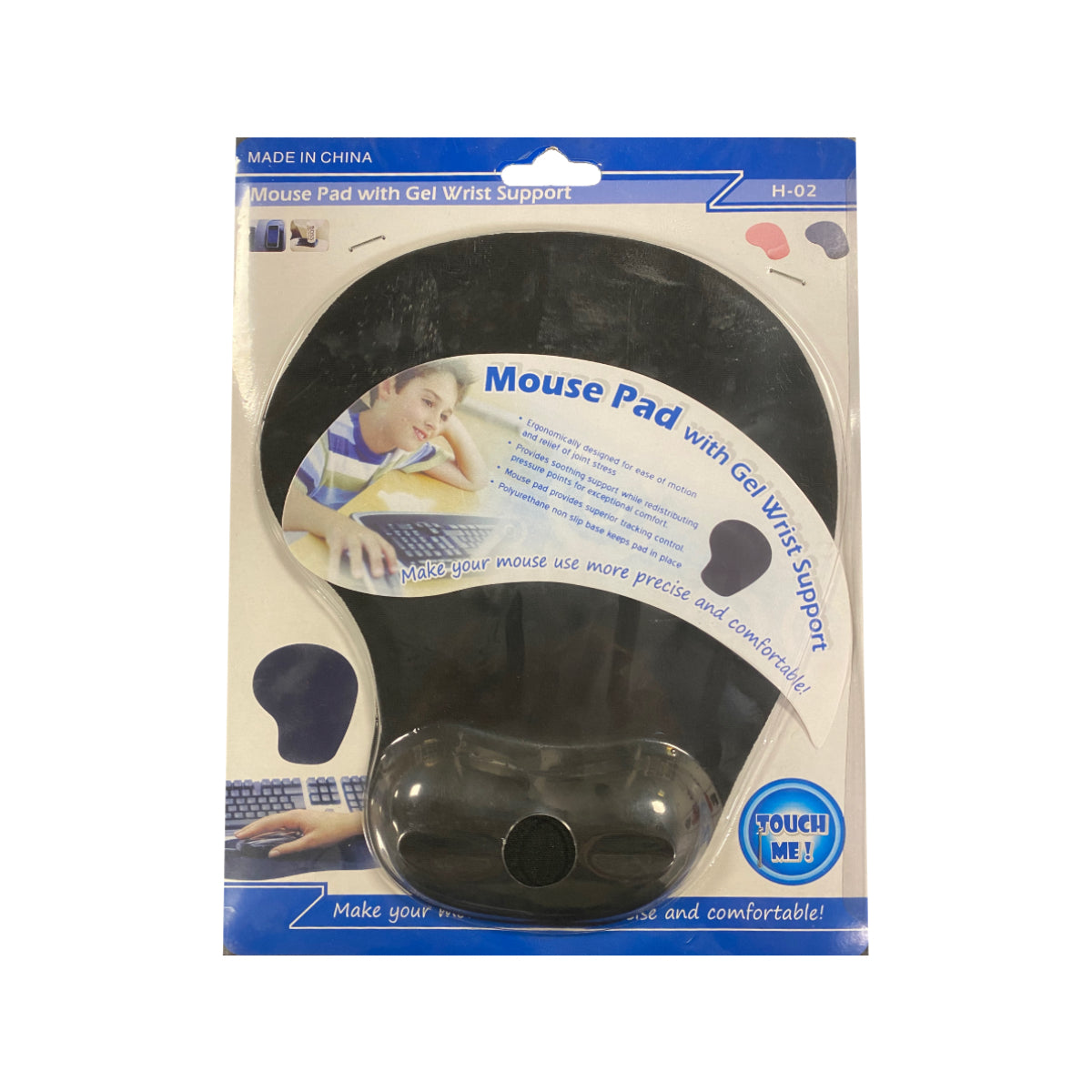 MOUSE PAD (WITH GEL WRIST SUPPORT)